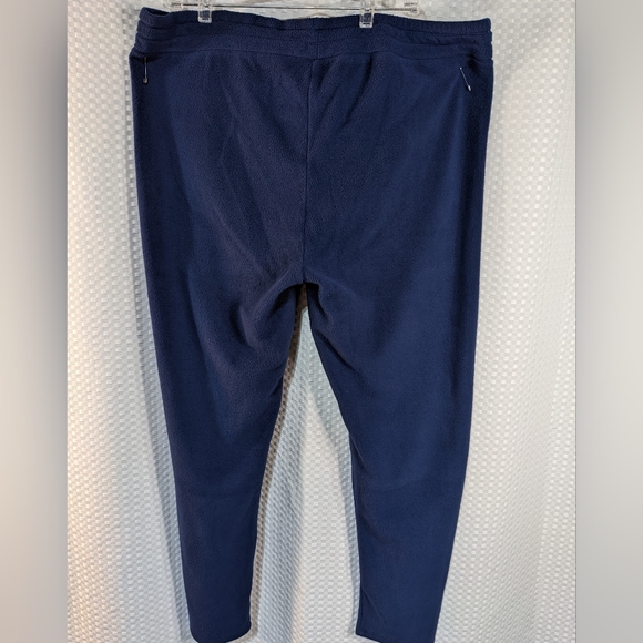 Cuddl Duds fleece lounge pants navy skinny leg size 3X fleece wear with stretch - Picture 8 of 11